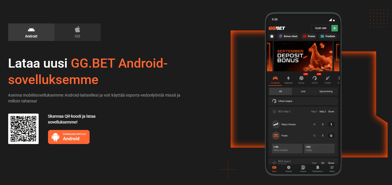 GGBET mobiiliyhteensopivuus