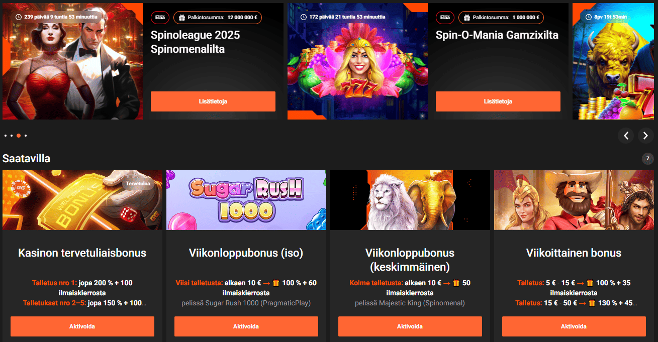 GGBet kasinobonus